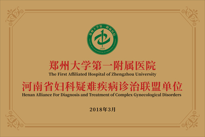 郑州大学第一附属医院河南省妇科疑难疾病诊治联盟单位